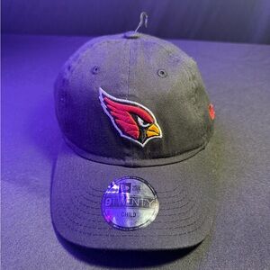 Stitched on lLogo NFL Arizona Cardinals New Era Black 9TWENTY Child Cap NWT